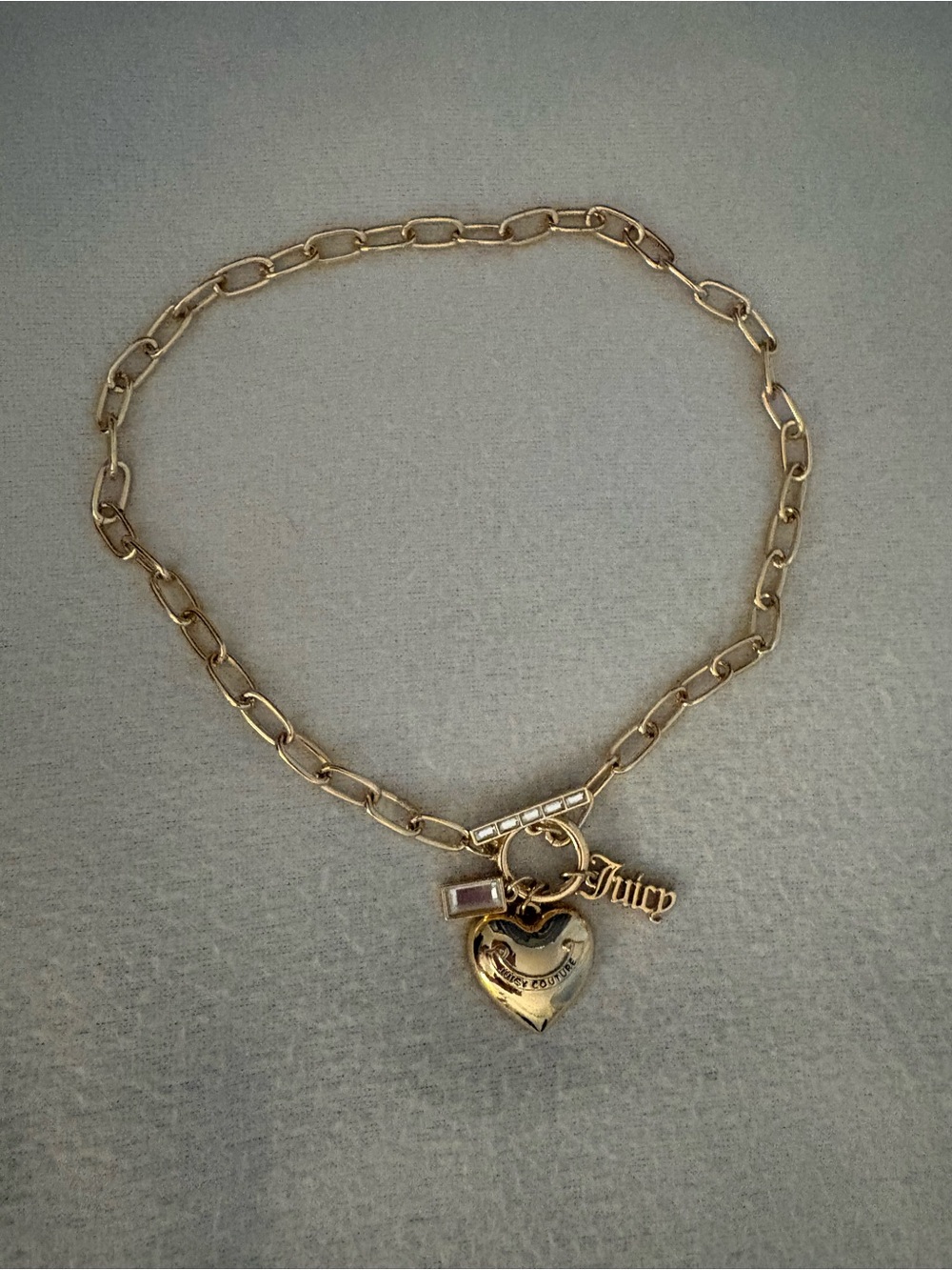 Juicy Couture Heart Charms Necklace